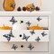 12Pcs - Halloween Wall Decor 3D Stereo Skull Butterfly Wall Decals
